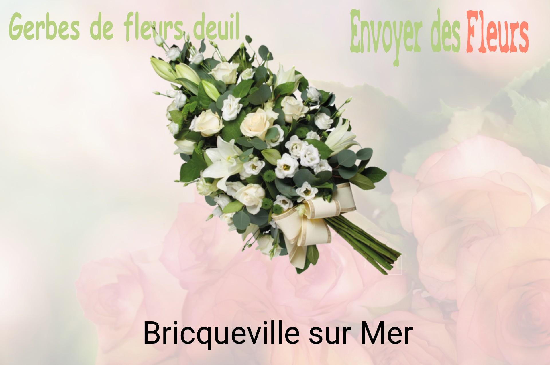 Gerbe de fleurs de deuil livrée à Bricqueville-sur-Mer